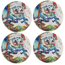 Hermia Set de 4 Salvamanteles Individuales Multicolor 37 cm